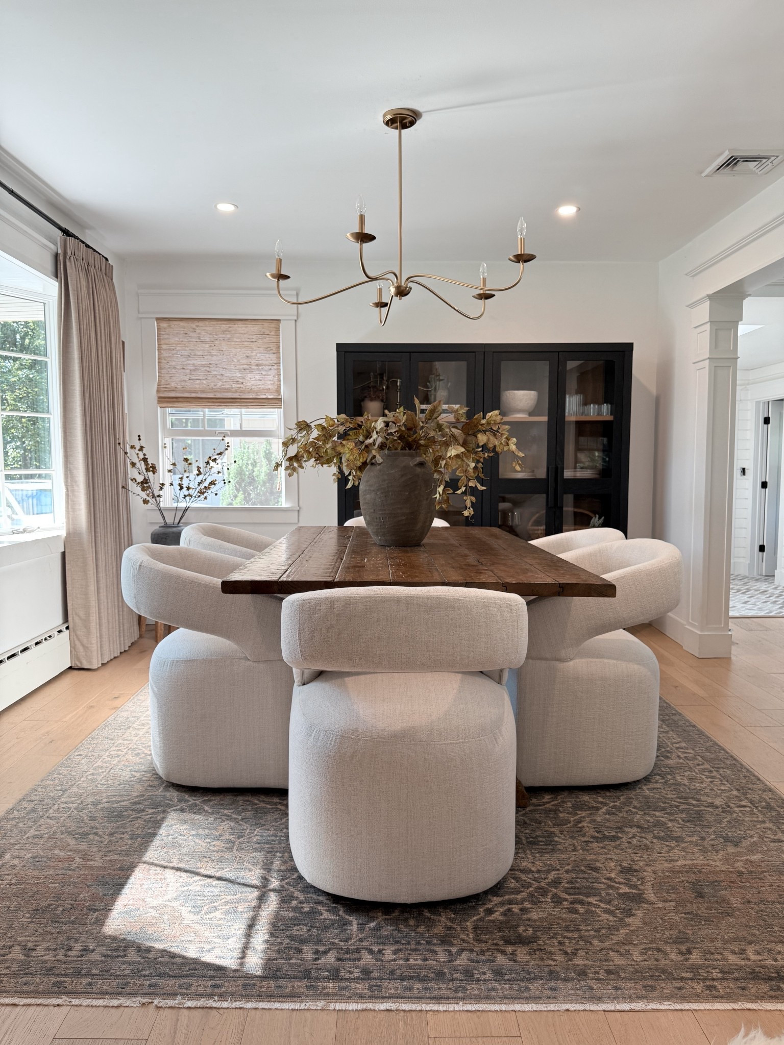 I love adding cozy, affordable, organic modern pieces to my home that create that lived-in style. These upholstered barrel dining chairs glide on hidden casters. They’re very comfortable and the fabric is incredibly soft. They come in a few different neutral-colored fabrics. Shown in linen. Can also be used as an accent chair without casters.

amazon | dining room | seating | entertaining | neutral home | earthy 

#LTKSaleAlert #LTKvlog #LTKHome