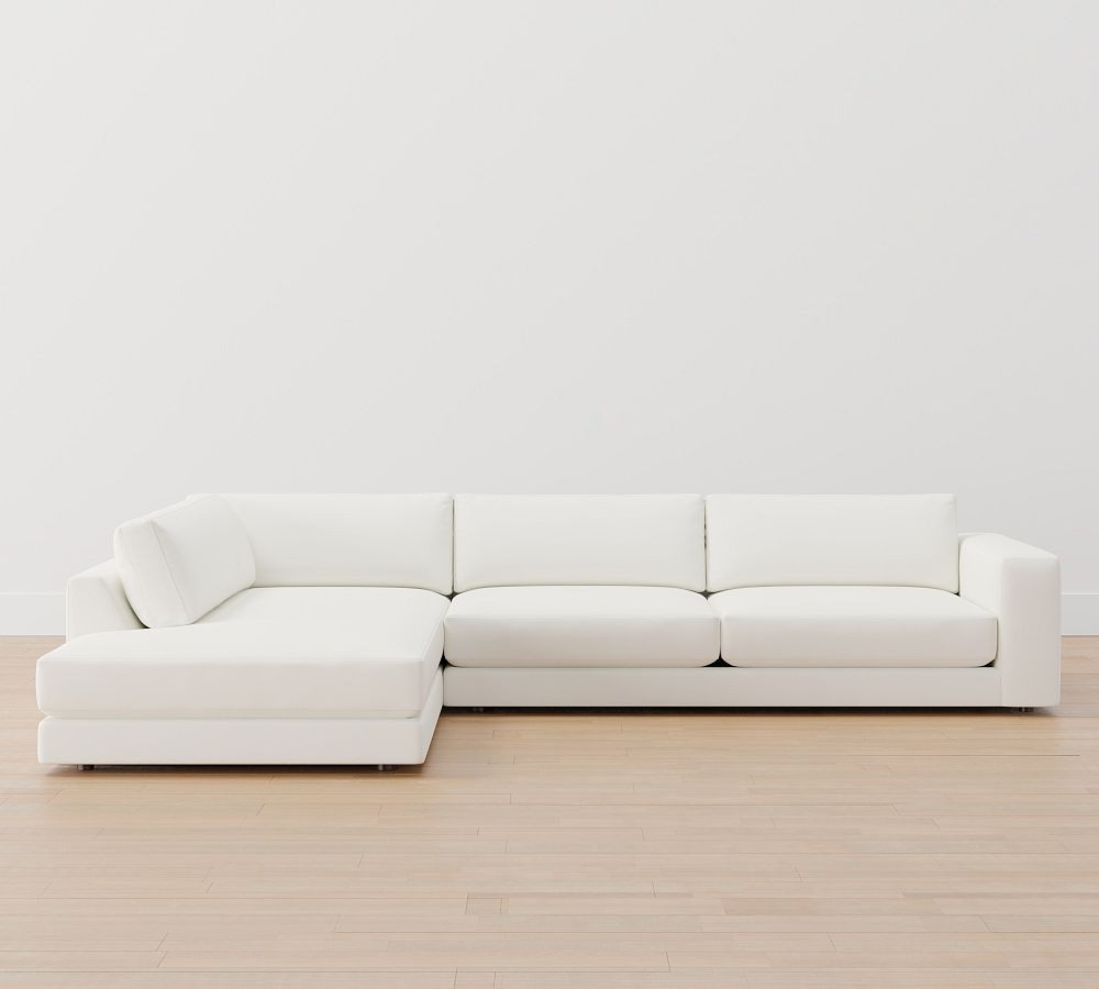 Carmel Lounge Square Arm Upholstered Return Bumper Sectional | Pottery Barn (US)