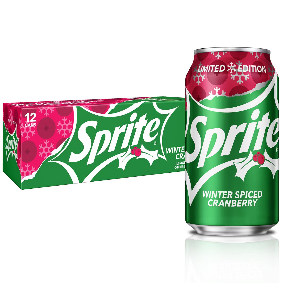 Sprite Winter Spice Cranberry - 12pk/12 fl oz Cans | Target