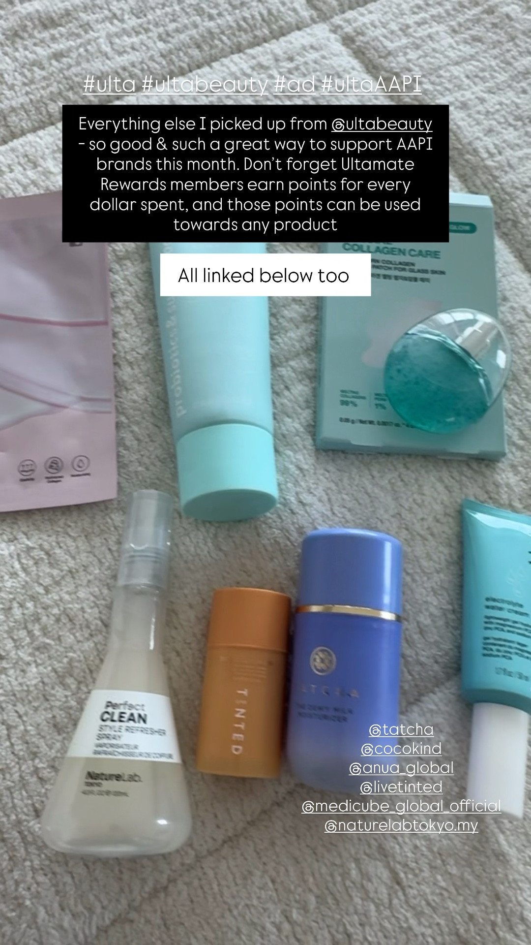 Celebrating AAPI Heritage Month by spotlighting some of my favorite AAPI-owned, founded, and led beauty brands all available at @ultabeauty #ulta #ultabeauty #ad #ultaAAPI 


#LTKBeauty #LTKselfcare #LTKgrwm