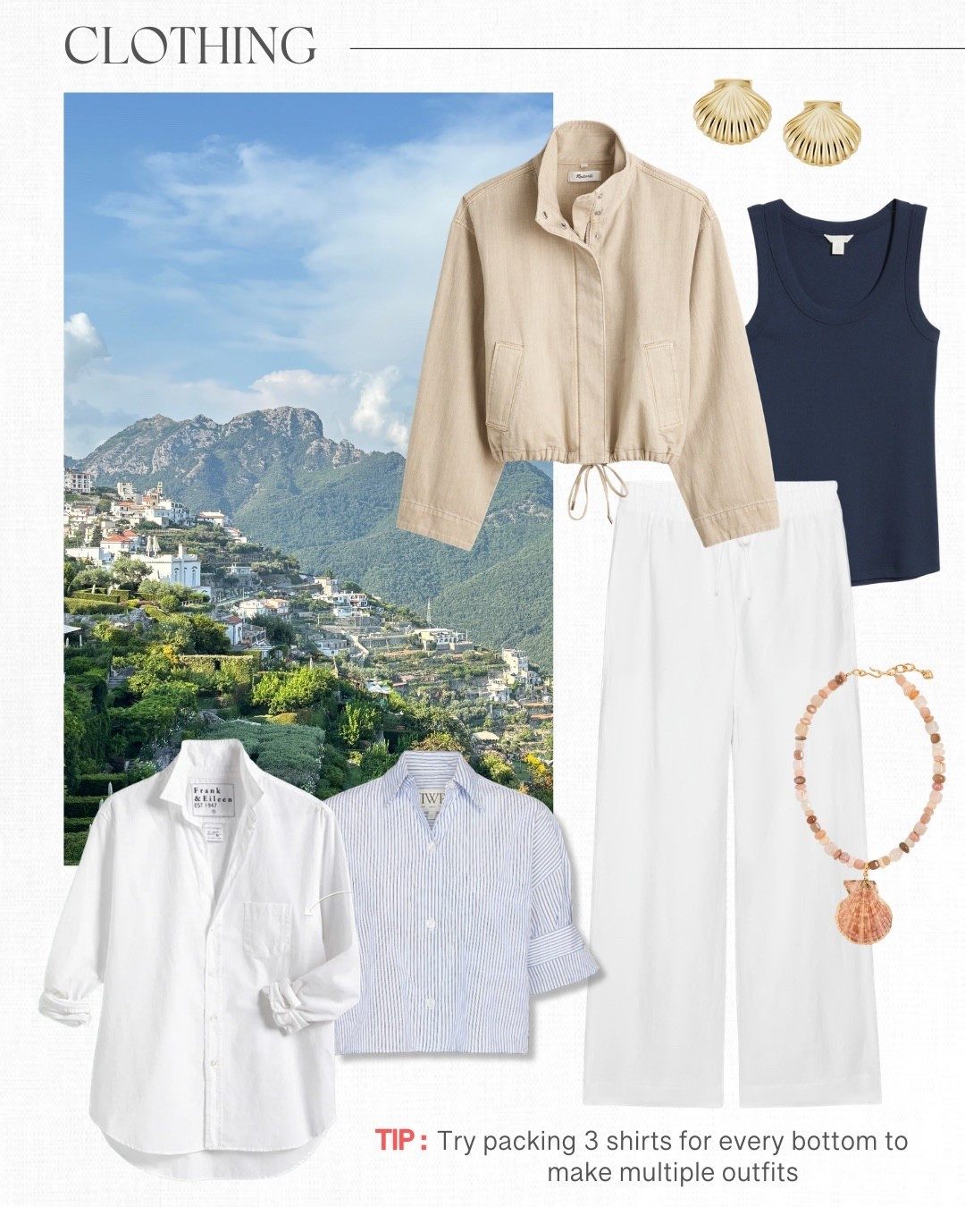 Packing tip: try packing three tops for every bottom to make multiple outfits! ✨

#LTKTravel #LTKSeasonal #LTKOver40