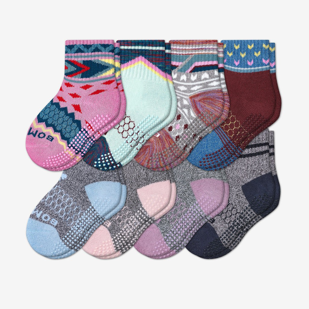 Toddler Gripper Calf Sock 8-Pack | Bombas