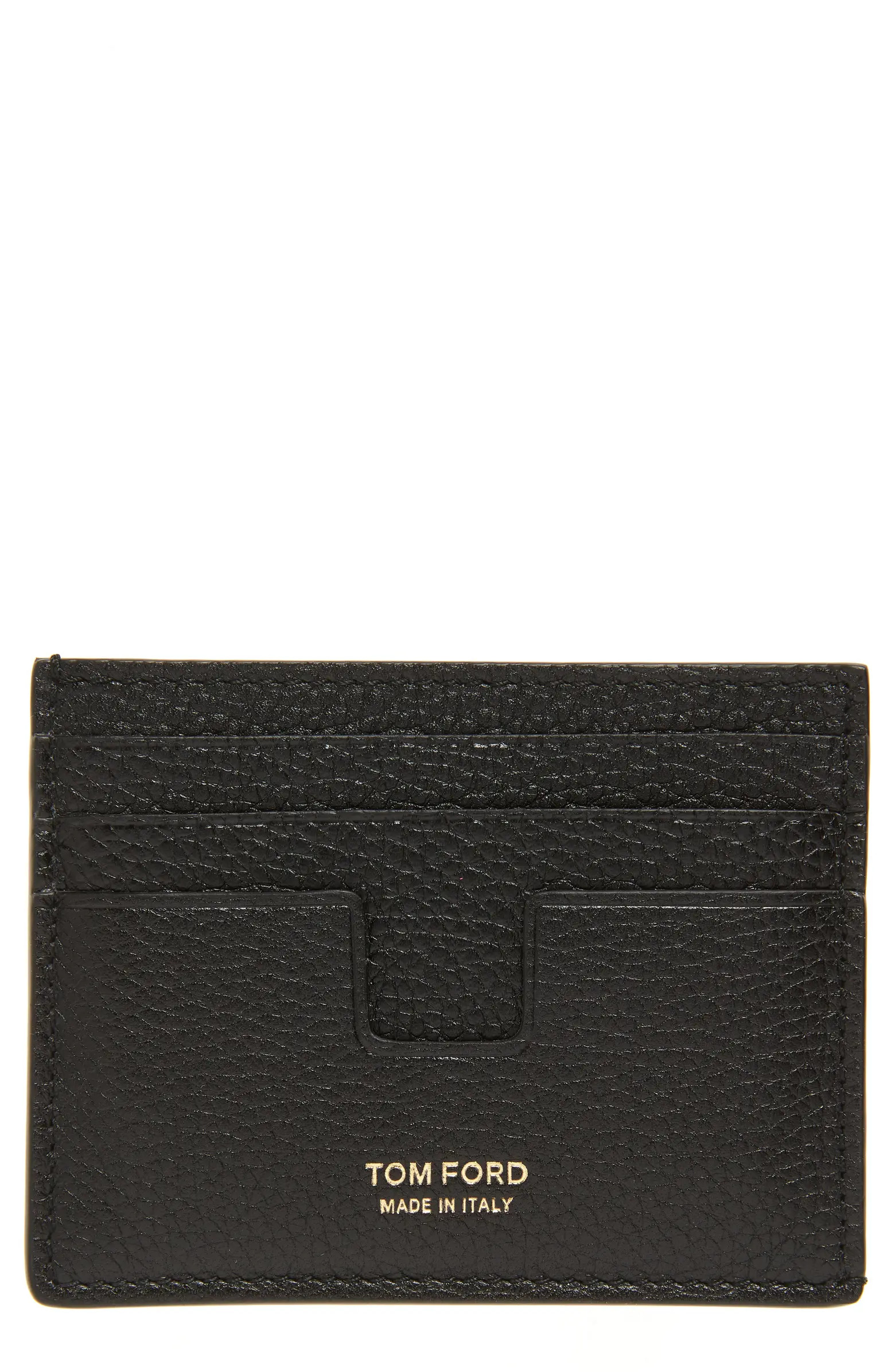 TOM FORD T-Line Soft Grain Card Holder | Nordstrom | Nordstrom