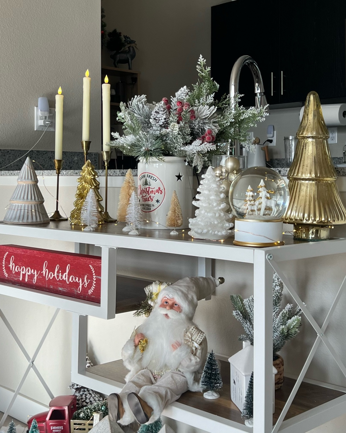 Christmas home decor 
🤍✨

#LTKfindsunder100 #LTKHoliday #LTKhome