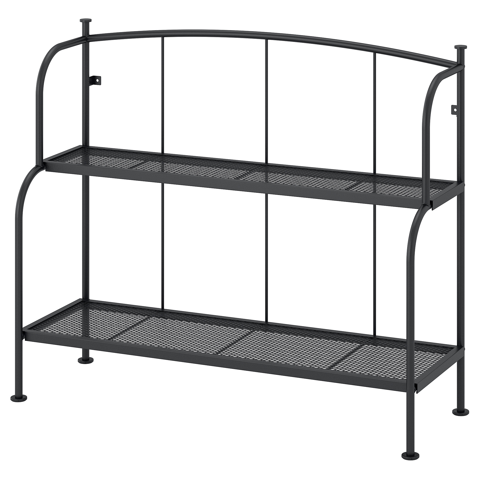 LÄCKÖ Shelf unit, gray outdoor/indoor, 36 1/4x29 7/8 " | IKEA US