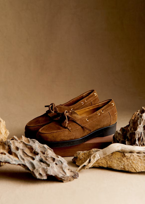 Caroline Loafers - Coffee - Bovine leather - Sézane | Sezane Paris - US