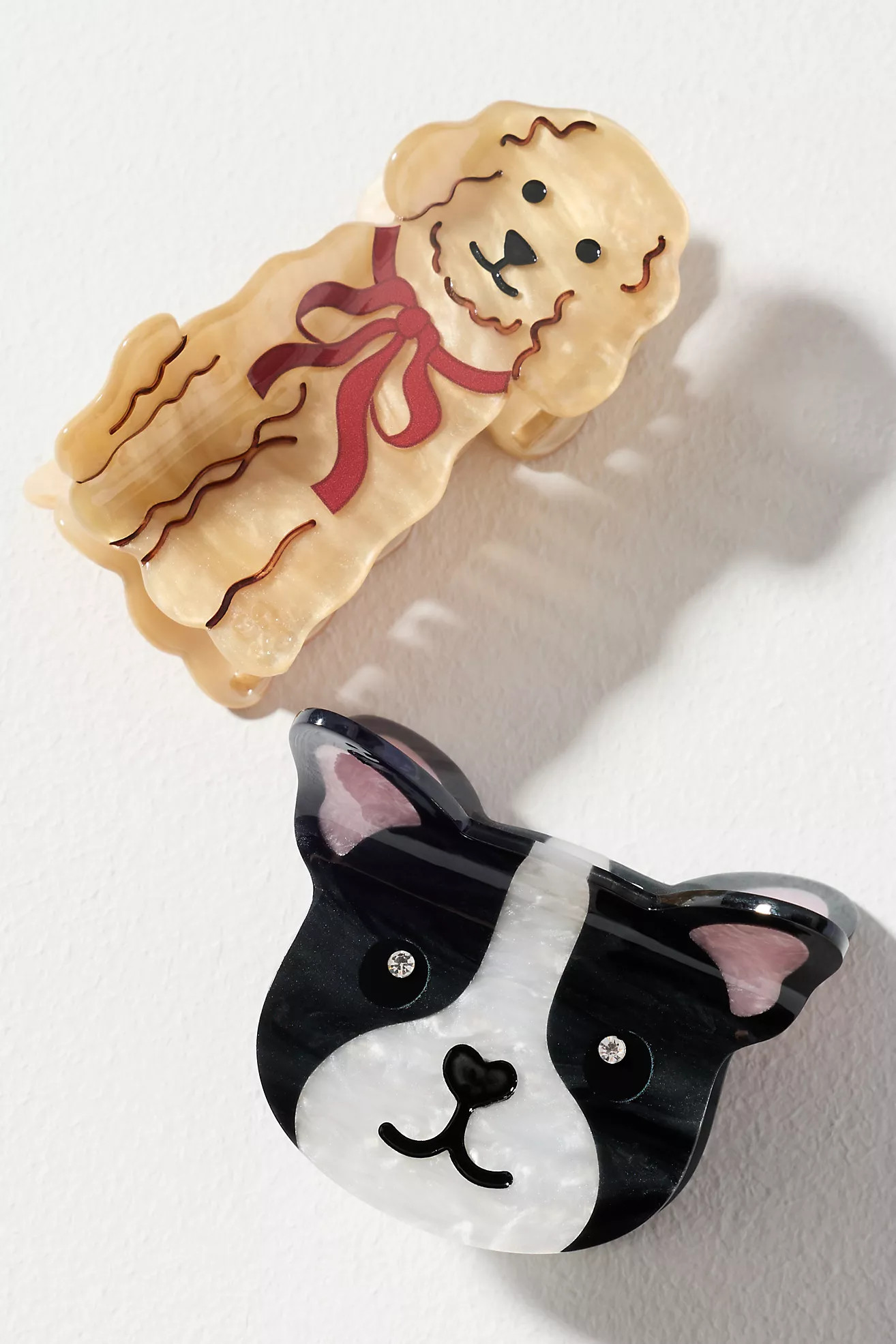 Frasier Sterling Dog Hair Claws, Set of 2 | Anthropologie (US)