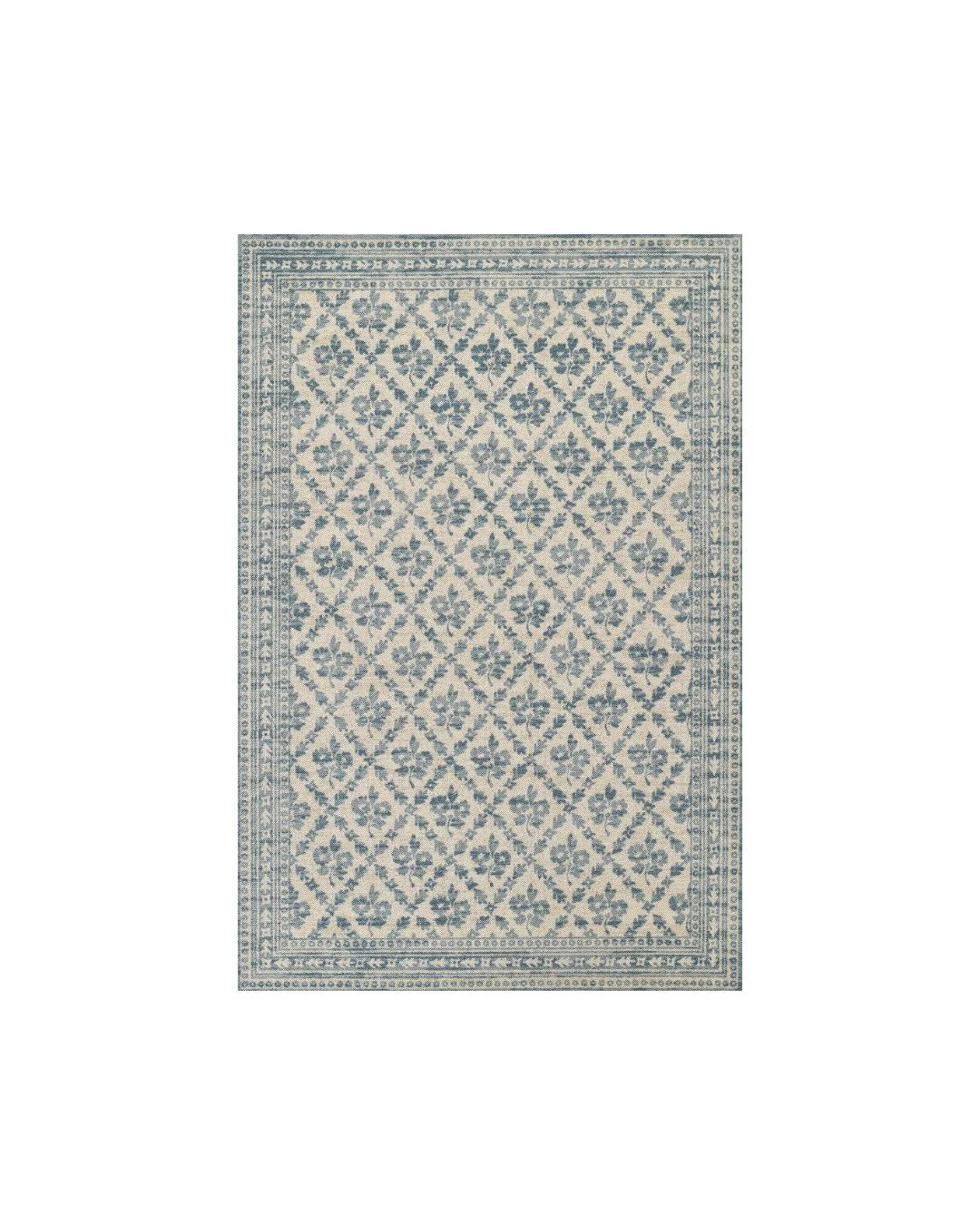 Bibury Rug in Blue | Brooke & Lou | Brooke and Lou
