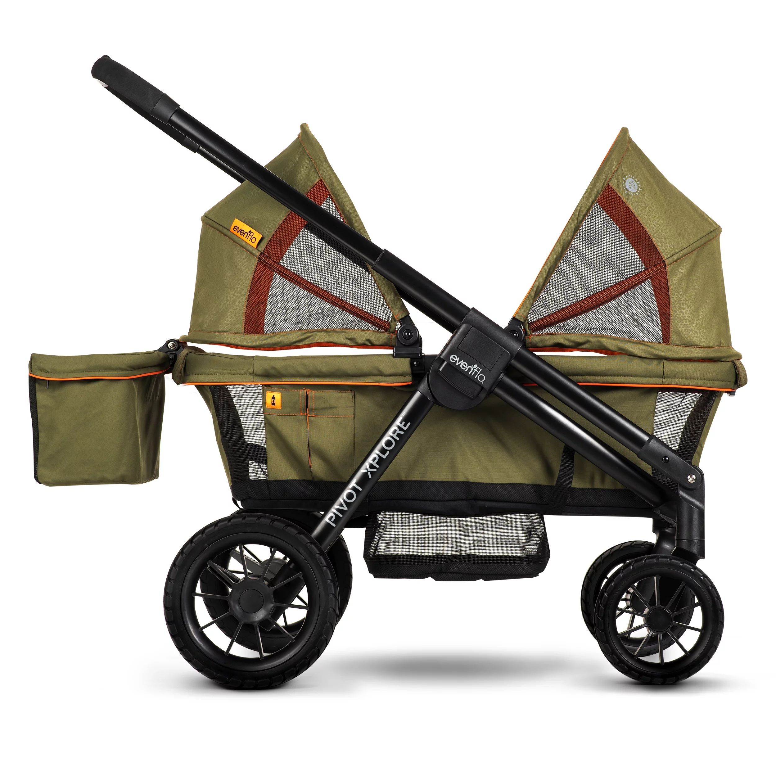 Evenflo Pivot Xplore All-Terrain Stroller Wagon (Gypsy Olive Green) - Walmart.com | Walmart (US)