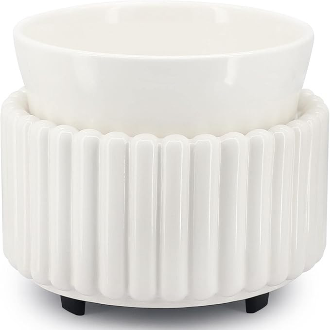 Ceramic Wax Melt Warmer 3-in-1 Candle Wax Warmer for Scented Wax Melter Electric Fragrance Wax Bu... | Amazon (US)
