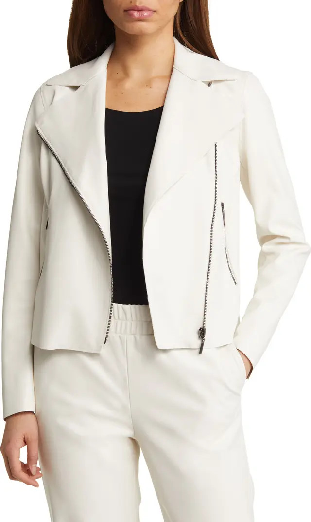 Anne Klein Faux Leather Moto Jacket | Nordstrom | Nordstrom