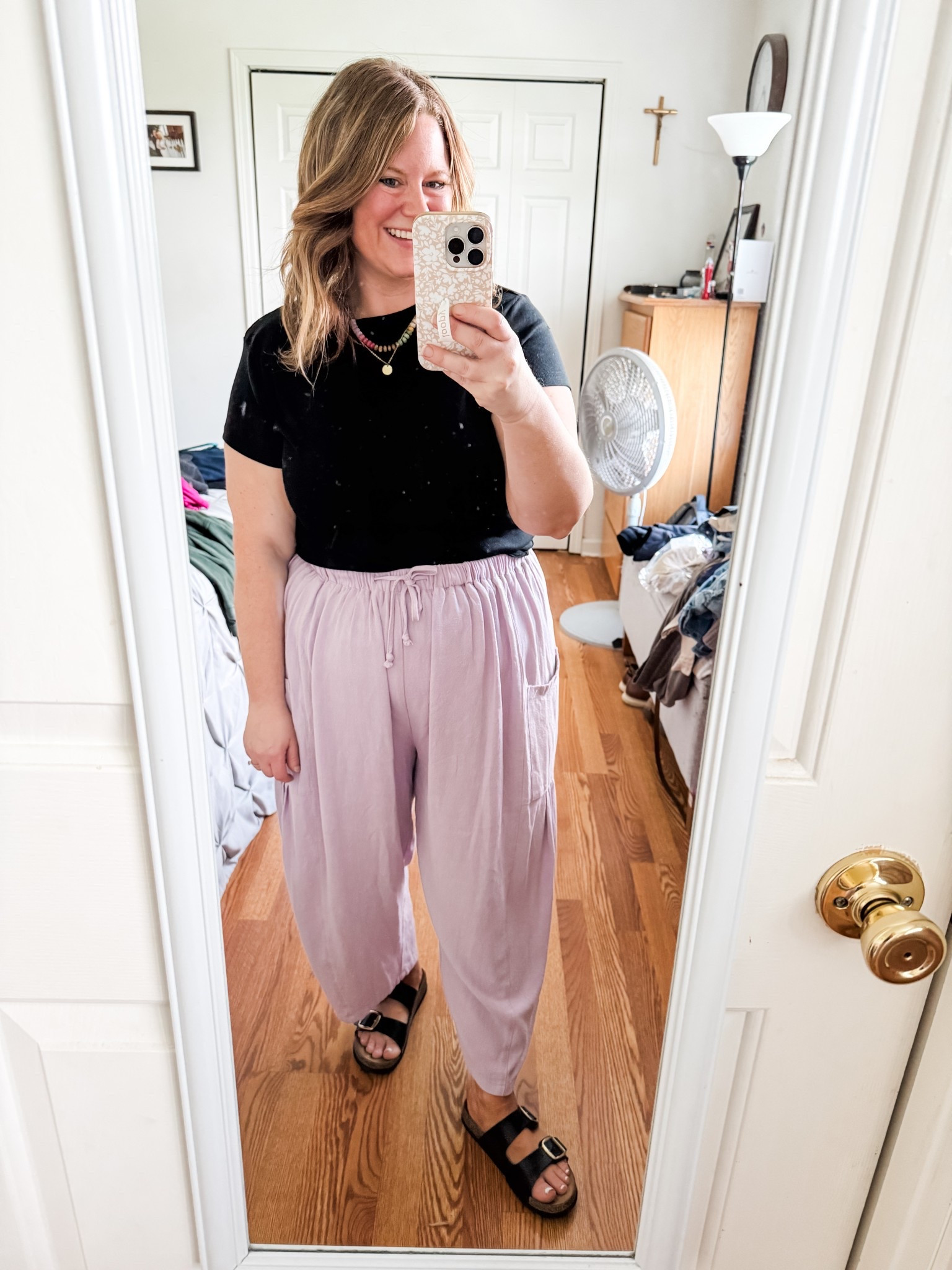 Comfiest teacher outfit for a hot day! Wearing a large in the pants and an XL in the tee.  

#LTKPetite #LTKWorkwear #LTKMidsize