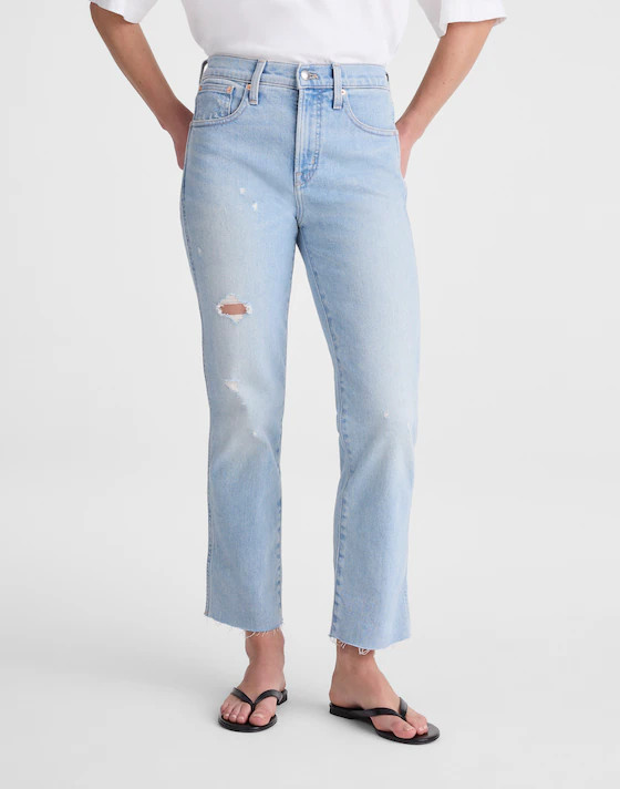 The Longline Straight Crop Jean | Madewell