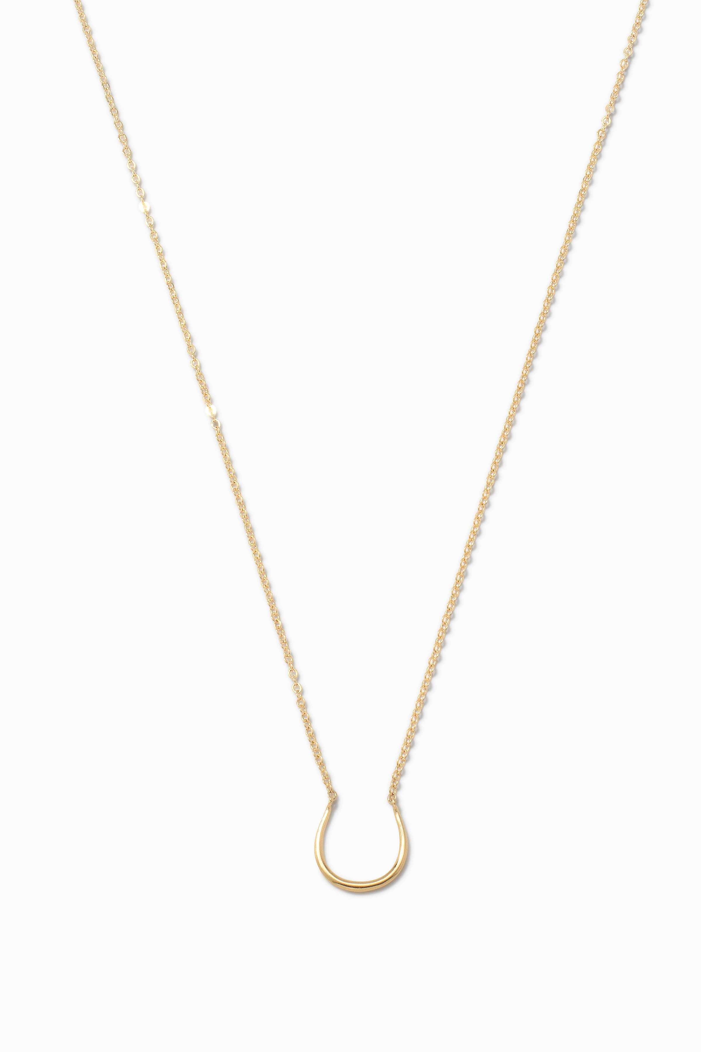 Momento Horseshoe Charm Keeper Necklace | Stella & Dot (US)