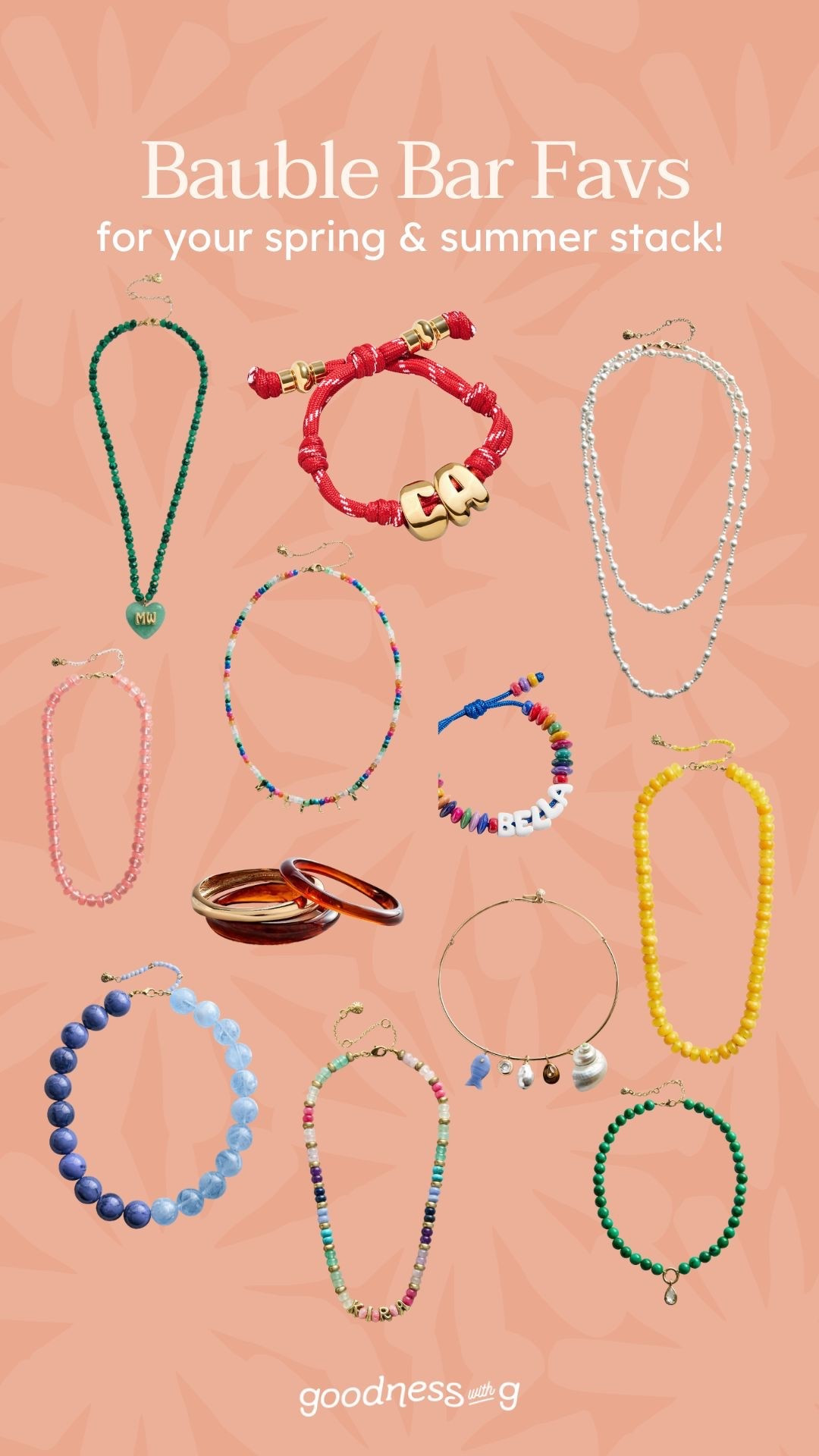 Loving the mix of fun colorful beads with daintier gold pieces these days! 🌈