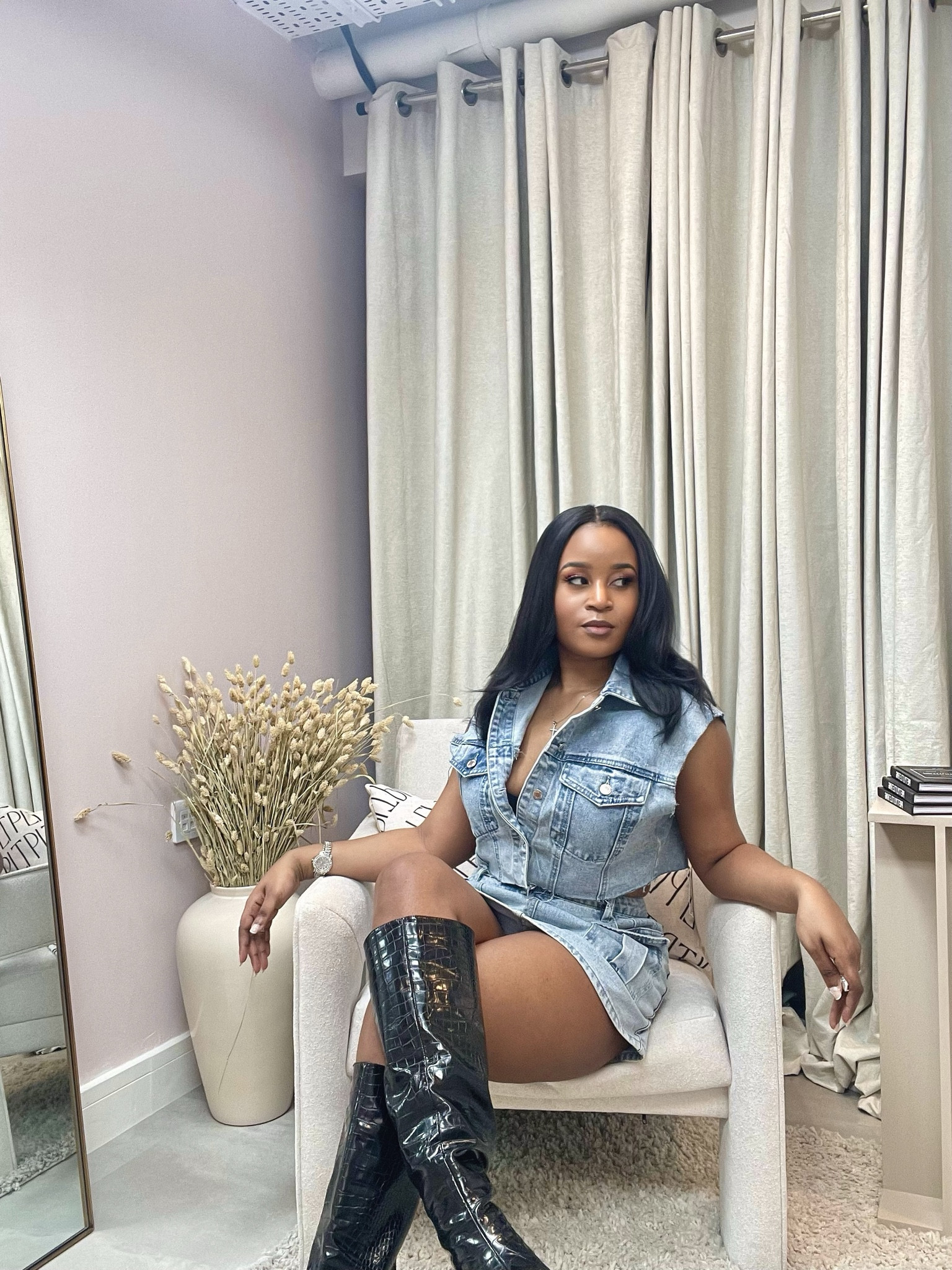 PLT Denim Co Ord Outfit 

#LTKfindsunder100 #LTKSeasonal #LTKparties