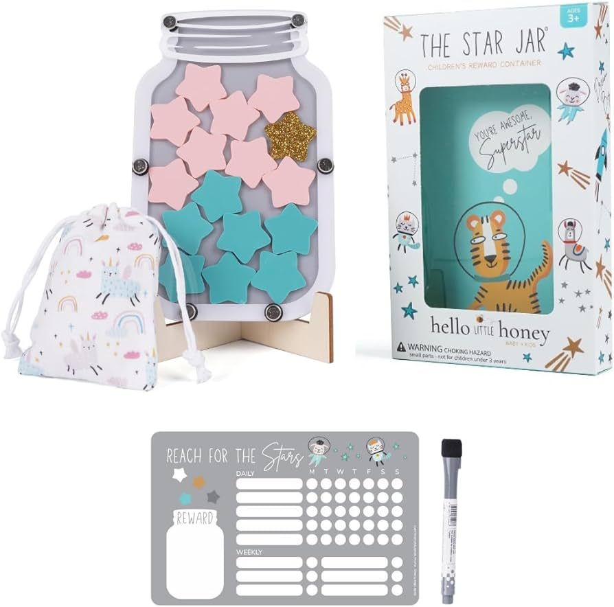 The Original Star Jar-Llamacorn Collection-Star Jar Reward Chart for Kids, Star Chart for Potty T... | Amazon (US)