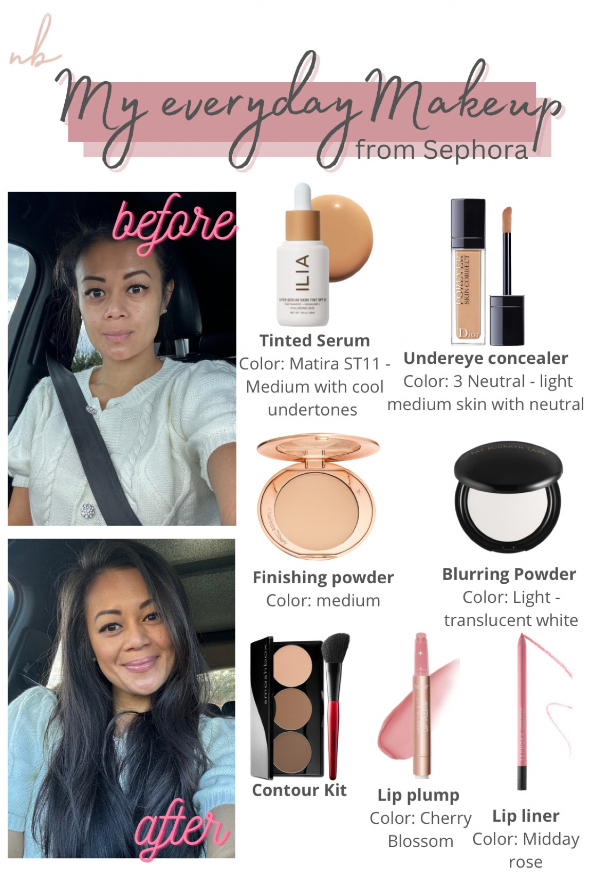 5 minute everyday makeup faves you can snag from the Sephora sale that ends Nov 11th! I use the pixi on the glow blush but it’s not available so I linked similar items! 

#LTKSaleAlert #LTKBeauty #LTKWorkwear