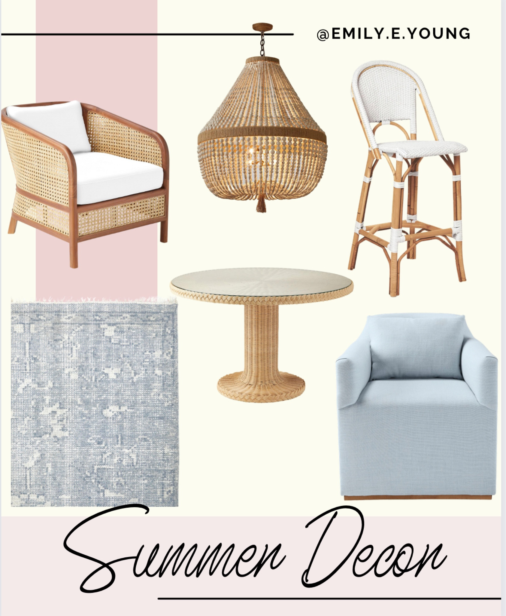 Summer decor, home decor, outdoor furniture, Serena and lily, home decorating 

#LTKSeasonal #LTKhome #LTKFind