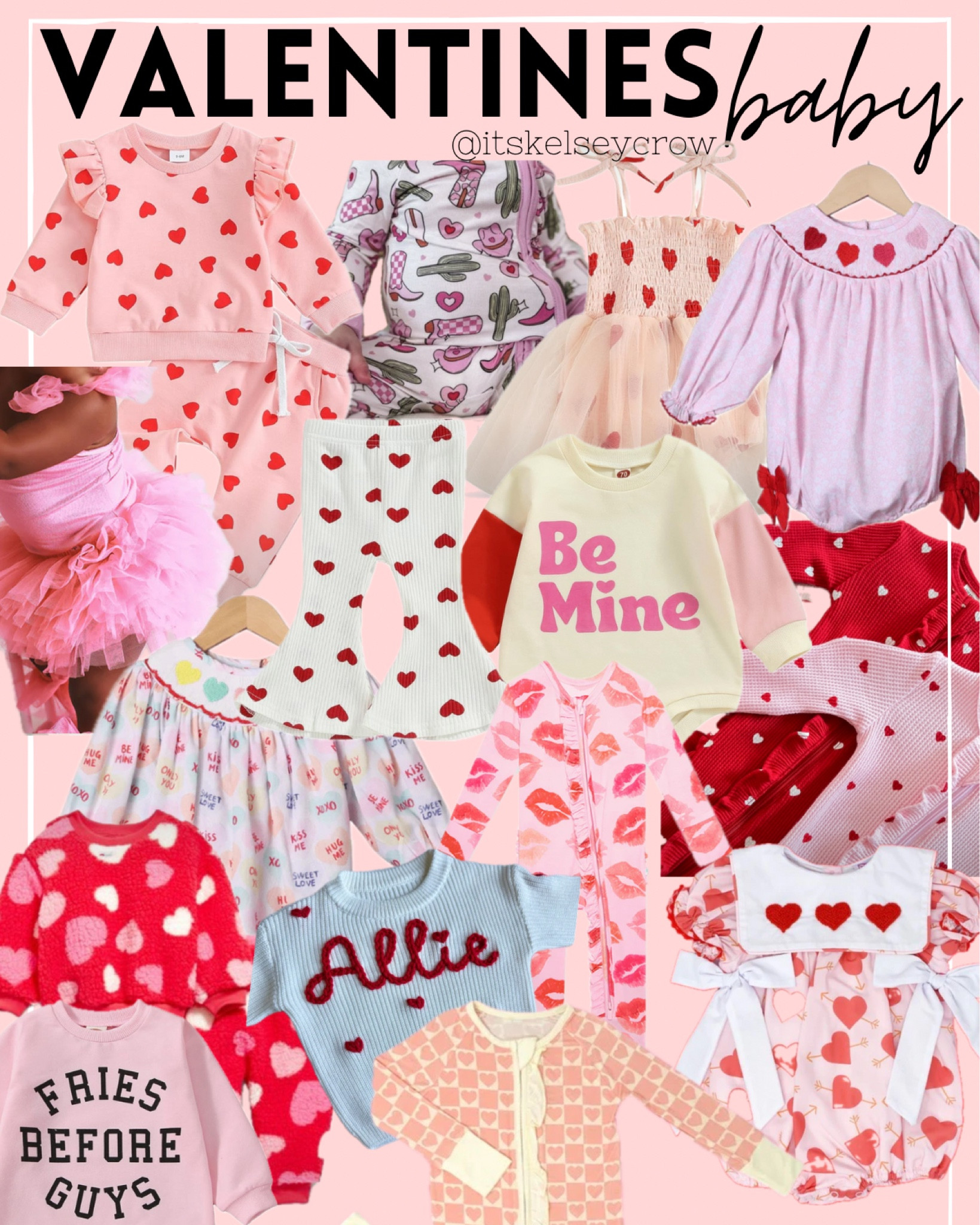 Vakentines
Baby valentines
Baby
Baby girl
Baby gift
Hearts
Pink
Kids valentines
Valentines pajamas


#LTKbaby #LTKSeasonal #LTKkids