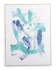 30x40 Abstract Turquoise Dreams Wall Art | TJ Maxx