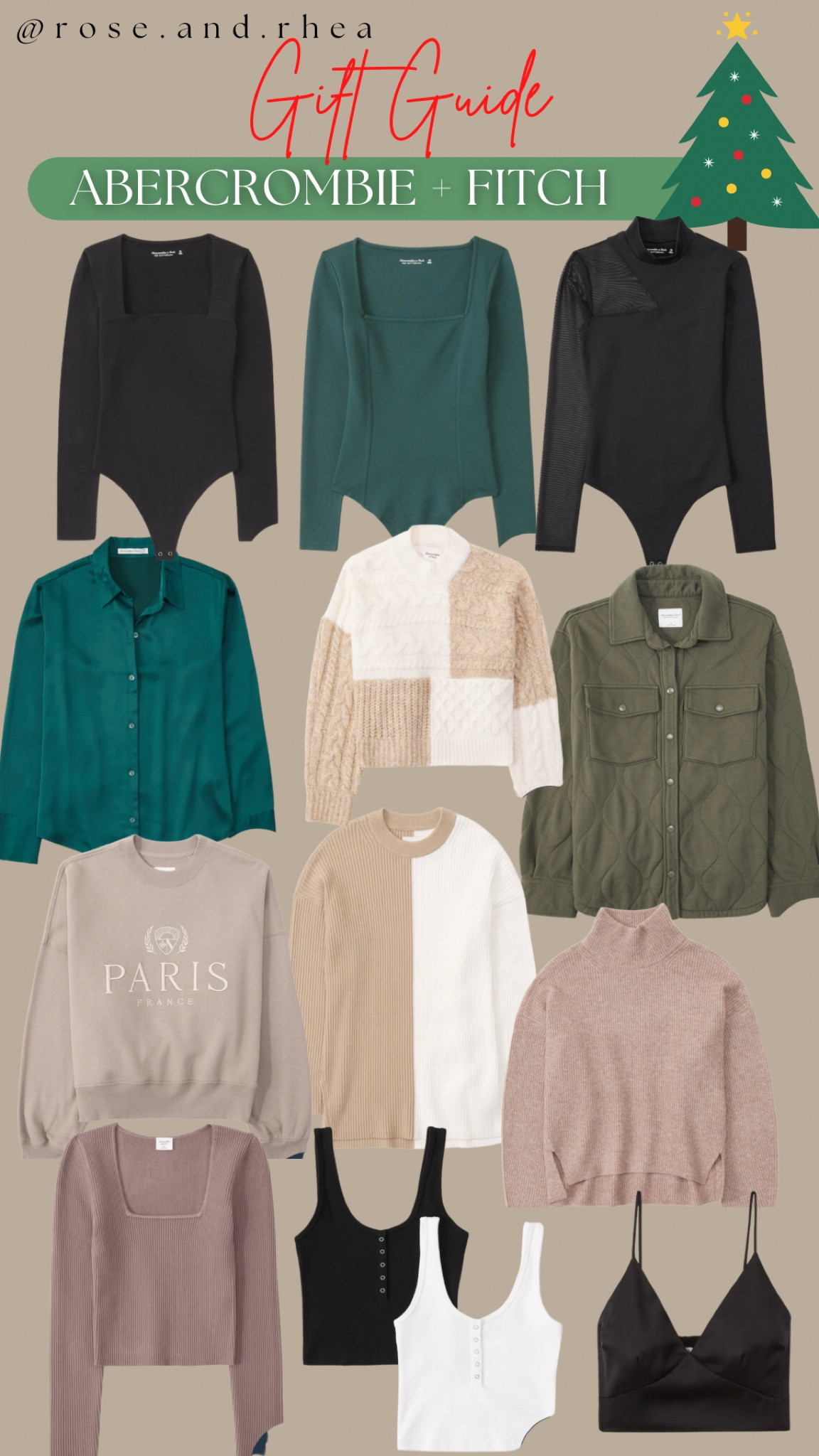 Abercrombie + Fitch tops • trending tops • Christmas outfit • casual outfit • silk top • silk button down • girl gift • 

#LTKHoliday #LTKxAF #LTKGiftGuide
