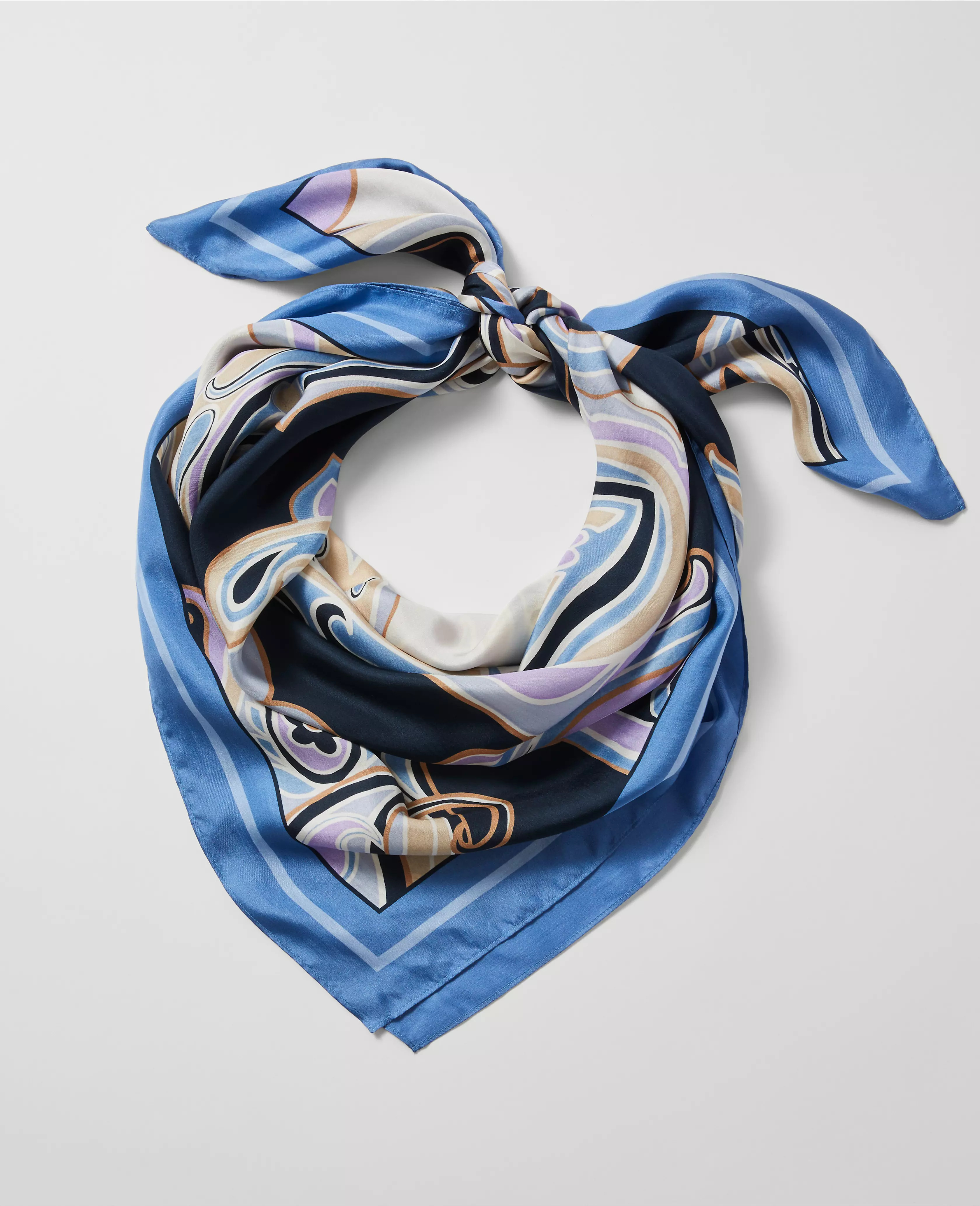 Paisley Square Silk Scarf | Ann Taylor