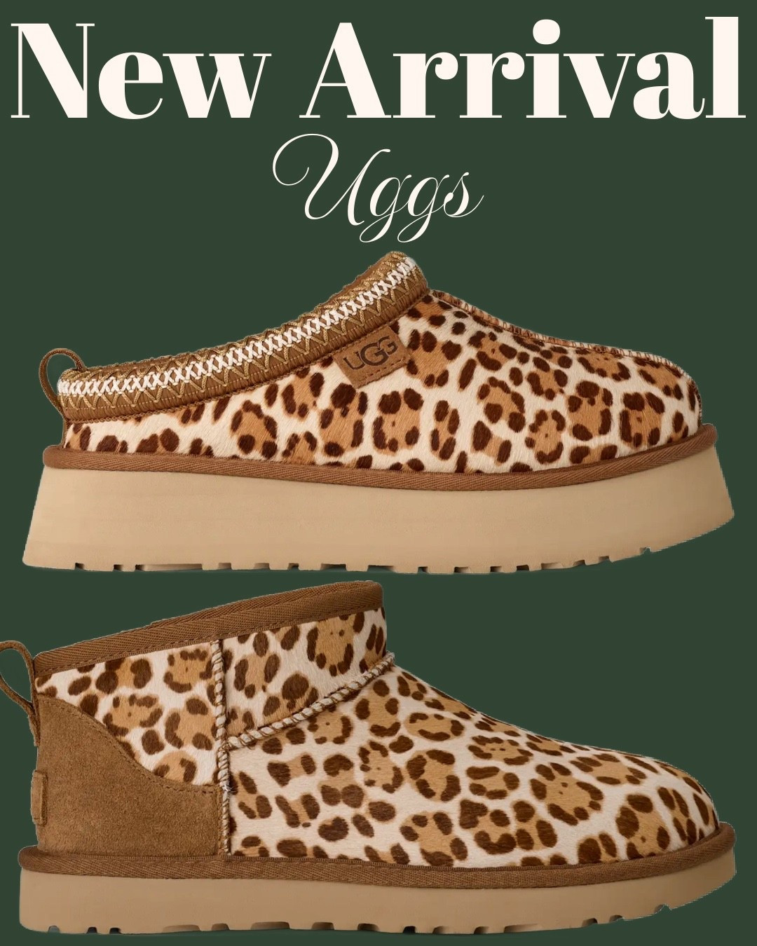NEW Leopard print Ugg boots and Tazz slippers! 

Ugg slippers
Uggs
Gifts for her

#LTKFindsUnder100 #LTKGiftGuide #LTKHoliday
