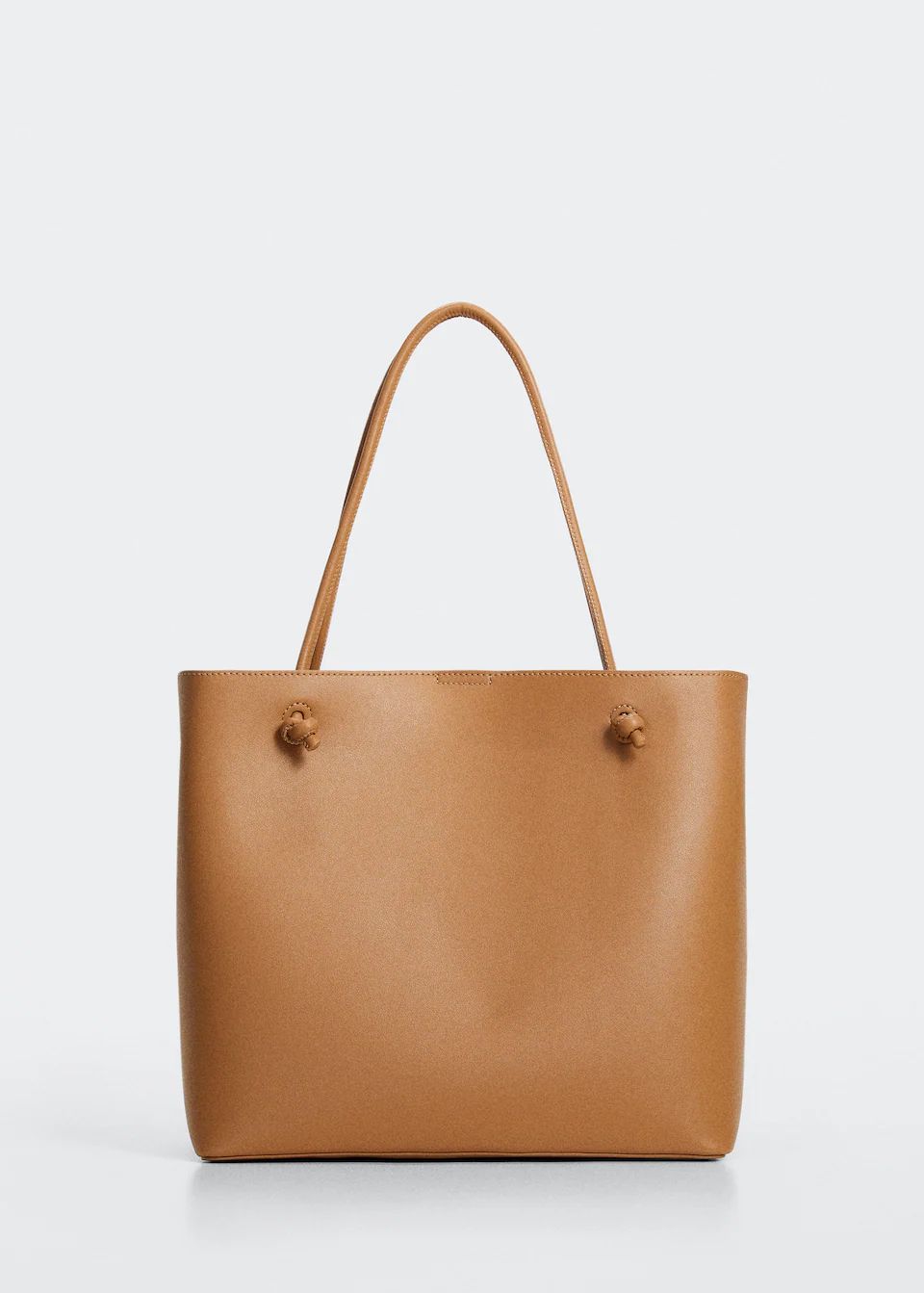 Knots pleated shopper bag -  Women | Mango United Kingdom | MANGO (UK)