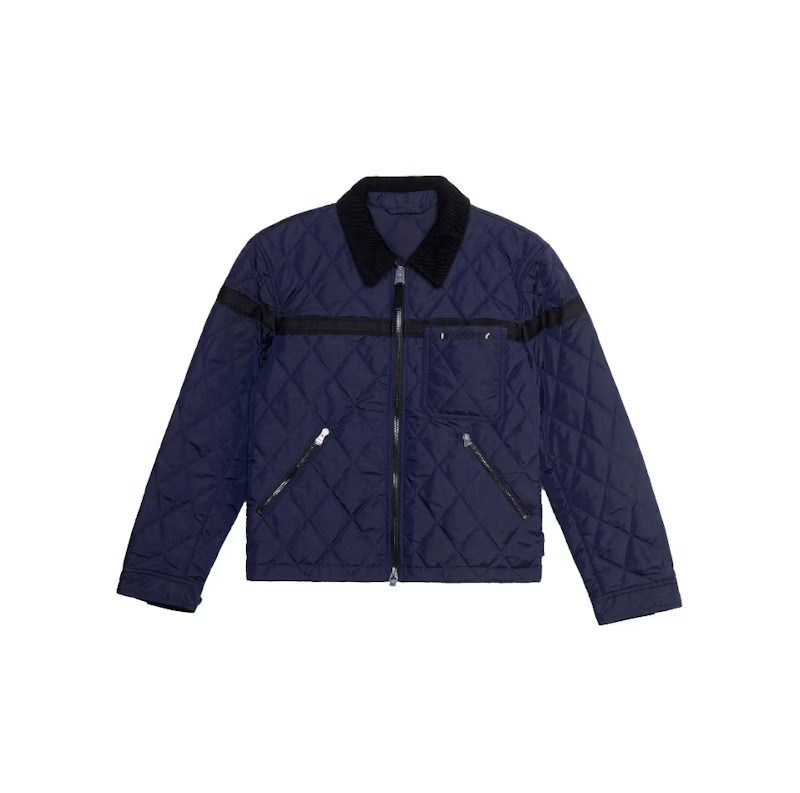Men's Burberry Whitchurch Jacket in Dark Charcoal Blue | StockX