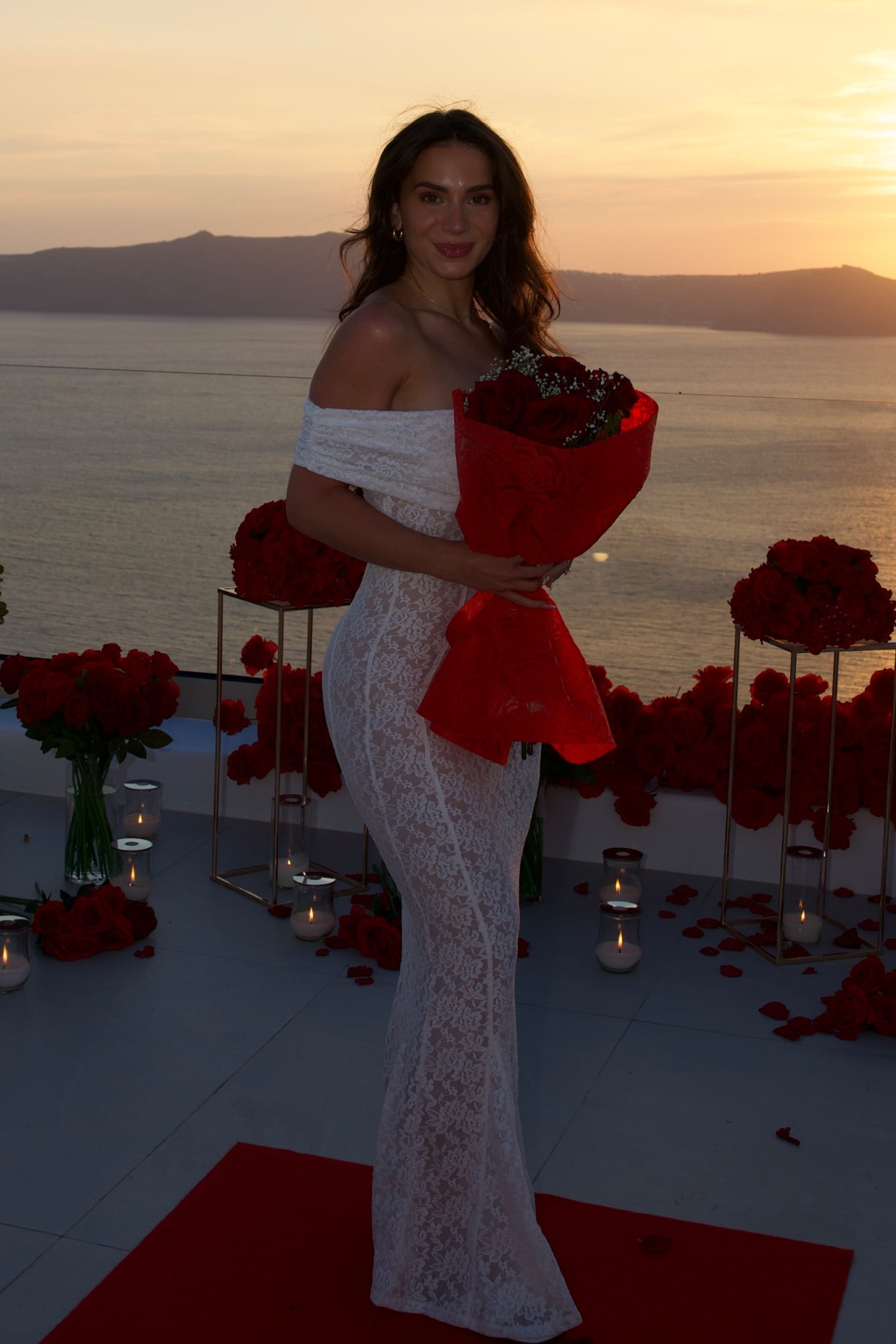 White engagement dress🤍💍