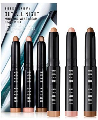 3-Pc. Out All Night Mini Long-Wear Cream Shadow Set | Macys (US)