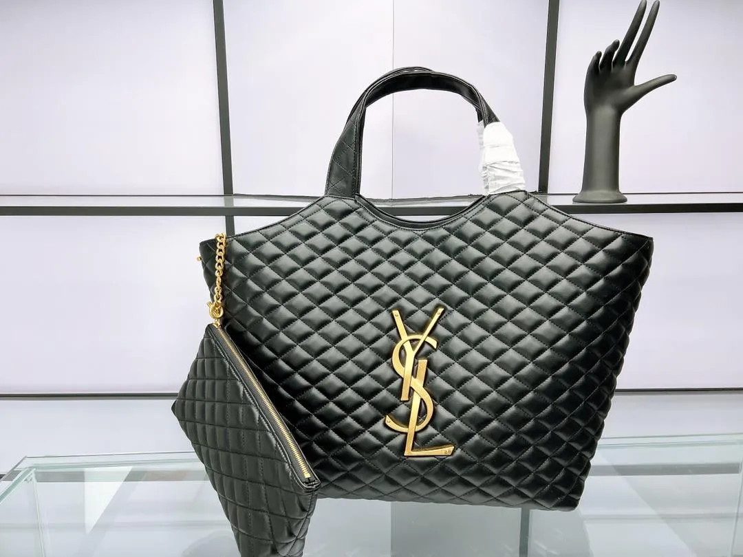 YSL BAG Capacity Quality Womens Men Luxury Crossbody Shopping Beach Bags Fashion Tote Famous Larg... | DHGate