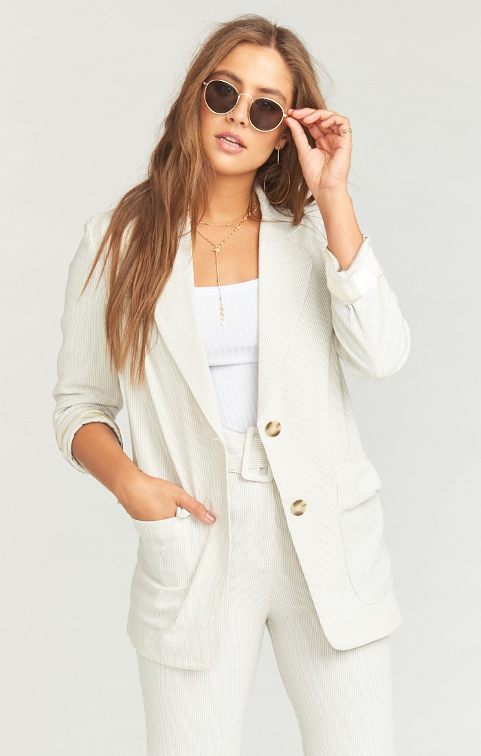 Ford Blazer ~ Sorrento Stripe Linen | Show Me Your Mumu