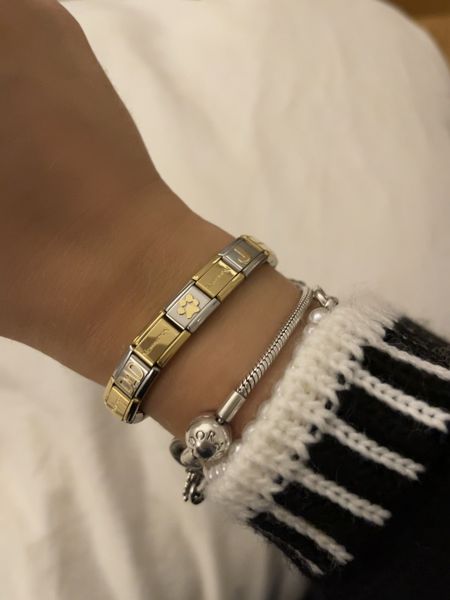 NOMINATION bracelet charms & Pandora bracelet 🫶🏼🌟 

#LTKfindsunder50 #LTKstyletip #LTKGiftGuide