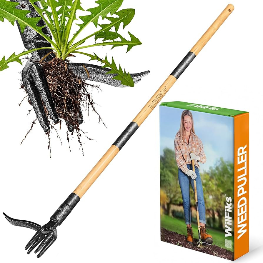 Weed Puller Tool, Stand Up Heavy Duty Weed Remover Tool with Long Handle , Foot Platform Design -... | Amazon (US)