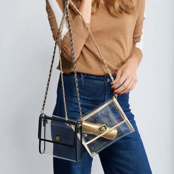 Clear Crossbody with Chain | Mark and Graham
