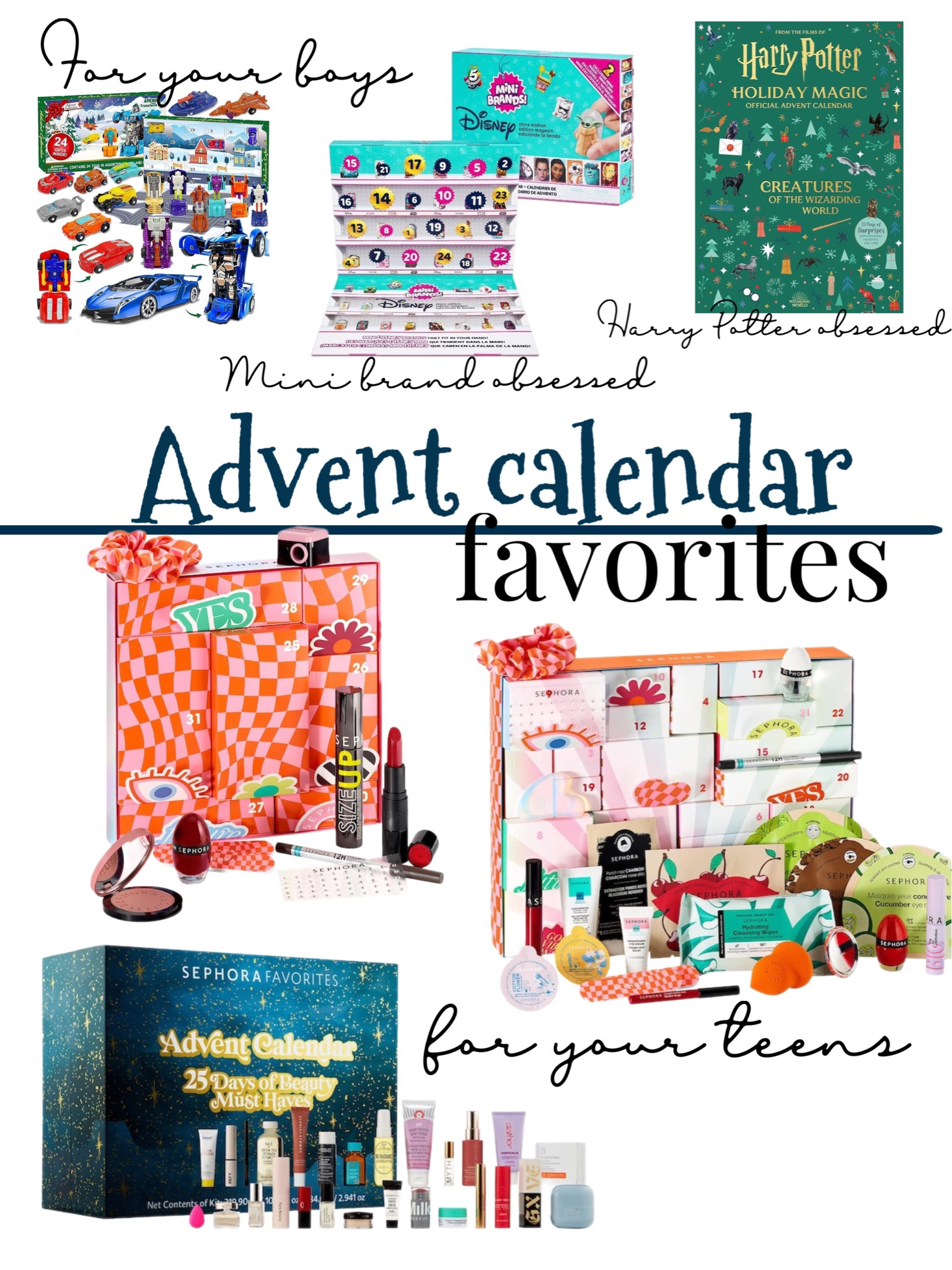Advent calendars for your girls, boys and tweens! #christmas #adventcalendar #skincare

#LTKHolidaySale #LTKHoliday #LTKGiftGuide