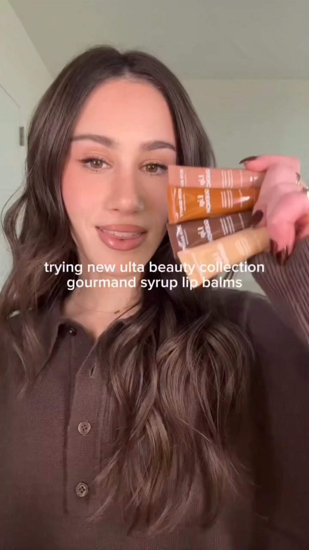 Trying the new Ulta beauty collection gourmand syrup lip balms

#LTKBeauty #LTKSeasonal #LTKValentine