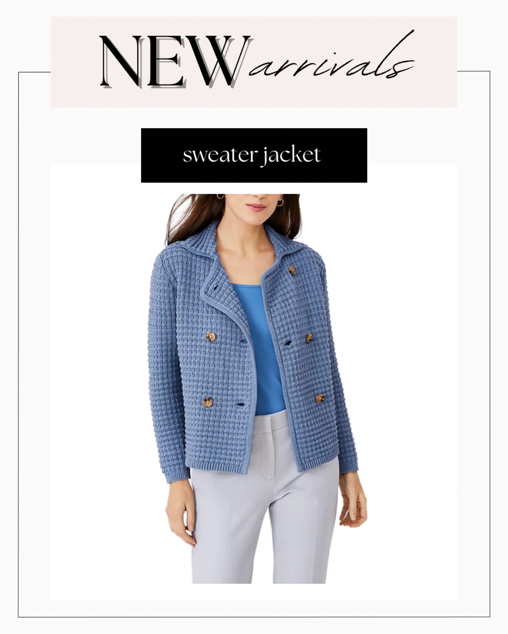 Sweater jacket 😍
Blue jacket
Spring jacket 