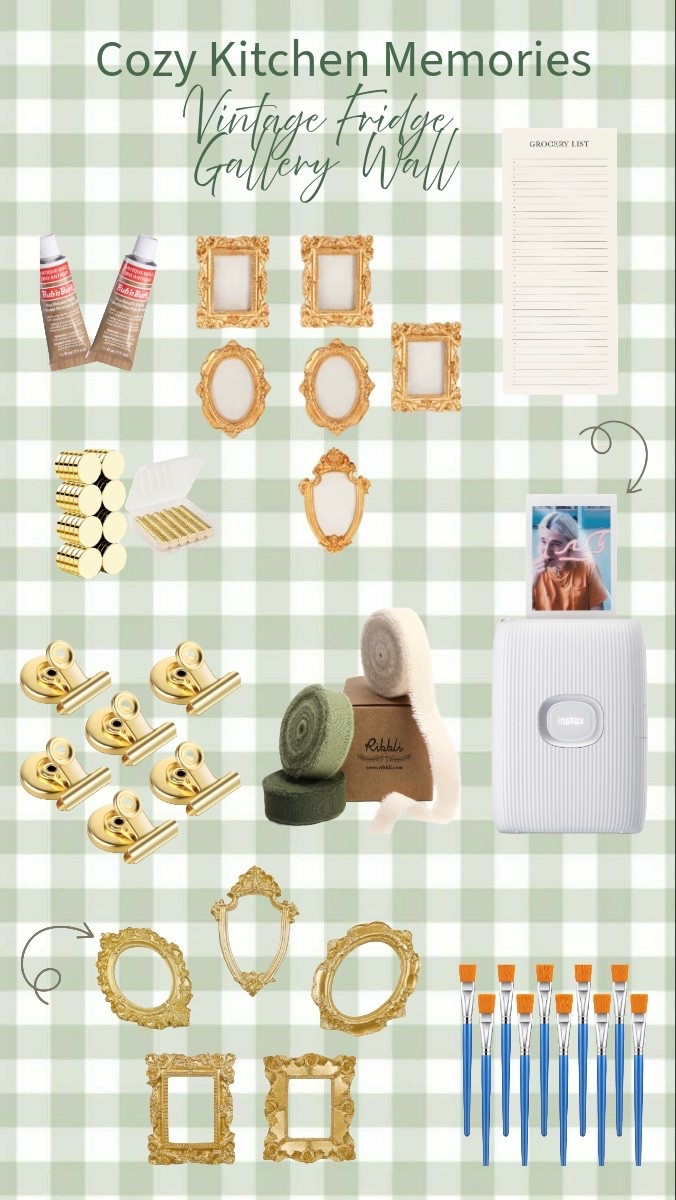 Cozy kitchen detail you didn’t know you needed 🤍✨

I turned our fridge into a mini vintage gallery wall using these magnetic frames and I’m honestly obsessed. It’s the sweetest way to display family memories without putting holes in your walls 🙌

I added a little Rub ’n Buff for that warm antique gold finish + printed some of our favorite everyday moments to make it feel extra personal.

It’s giving collected, cozy, and full of charm—exactly how I want our home to feel 🤎

Everything you need to recreate this look is linked here 👇

#ltkhome #ltkfinds #ltkstyle #cozycottage #vintageinspired #cottagestyle #kitcheninspo #amazonhome #cozyhome

#LTKHome #LTKSeasonal