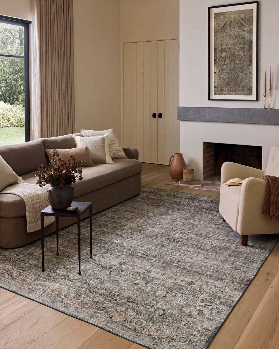 Amber Lewis x Loloi Josie Washable JOS-05 Vintage / Overdyed Area Rugs | Rugs Direct | Rugs Direct