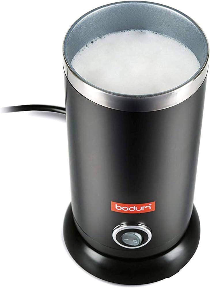 Bodum Bistro Electric Milk Frother, 10 Ounce, Black | Amazon (US)
