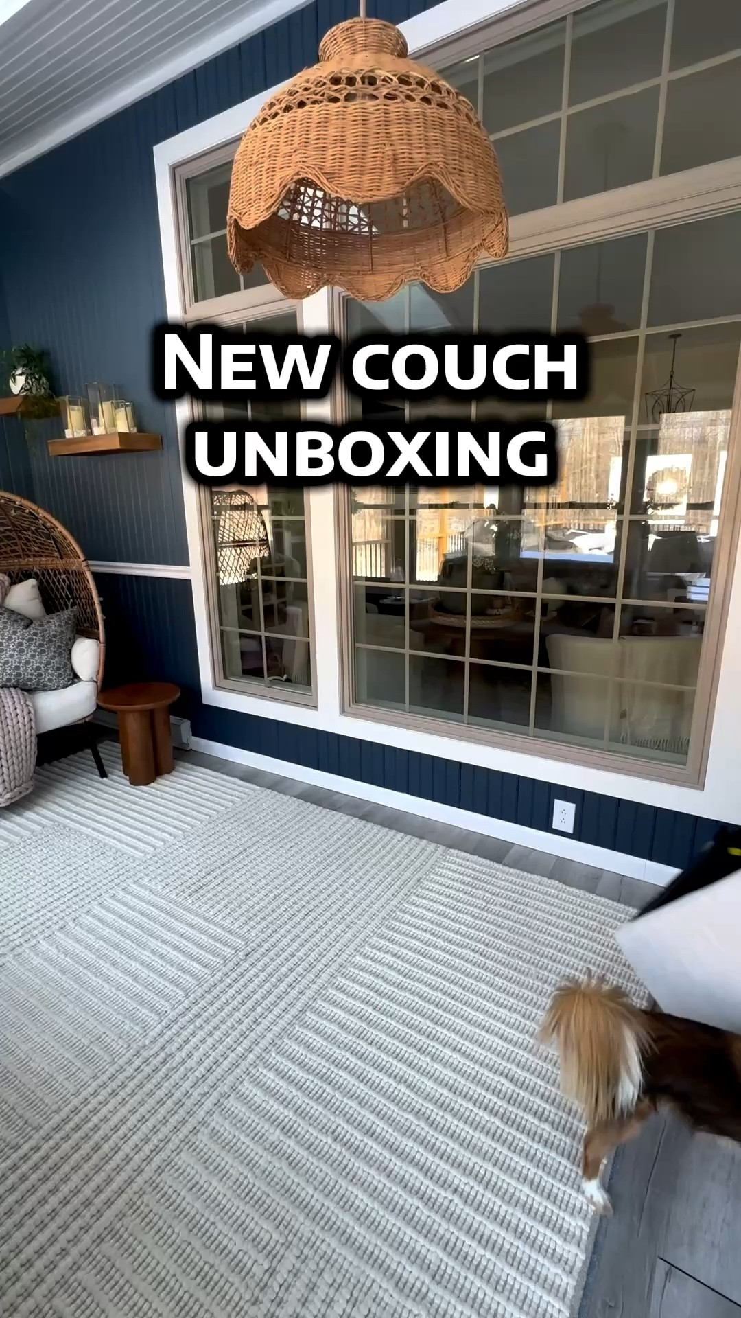 New couch unboxing ! Wayfair find. So comfy and has foot rests that are hidden! 

#LTKHome