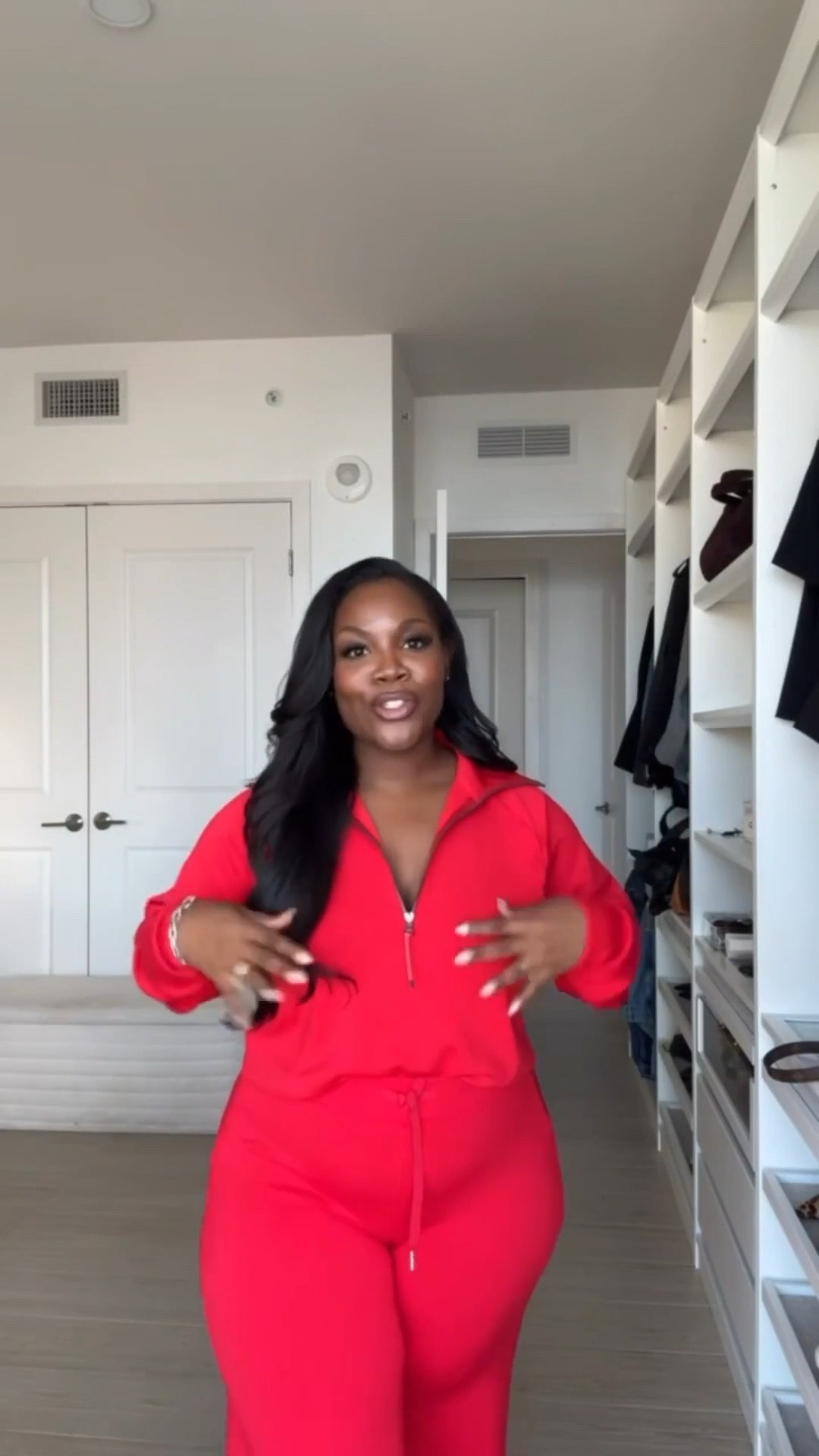 Spanx air essentials line 🤌🏾 loving this red set! 

Use code: EMMYXSPANX for a discount 

Athleisure, comfy set, Spanx set, Emmy Petit

#LTKPetite #LTKActive #LTKMidsize
