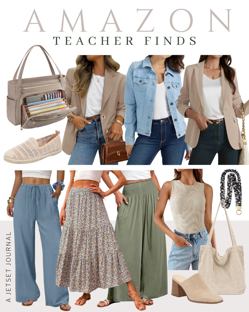 These stylish Teacher Outfit Ideas are going to be your new go-tos! I instantly fell in love with this floral high-waist maxi skirt from Kirundo that looks perfect with ZESICA’s ribbed tank top. You can layer with these chic blazers or a denim jacket to add style. And I’m so happy I found chunky stacked-heel mules that go well with this outfit.


#LTKSeasonal #LTKSaleAlert #LTKTravel 

 
