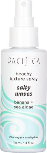 Pacifica Sea Salt Spray for Hair - Salty Waves Hair Texturizing Spray w/Kelp & Sea Algae Extract - Surf Spray for Beach Hair - Coconut - Volume & Texture Vegan & Cruelty-Free Dermatologist Tested | Amazon (US)