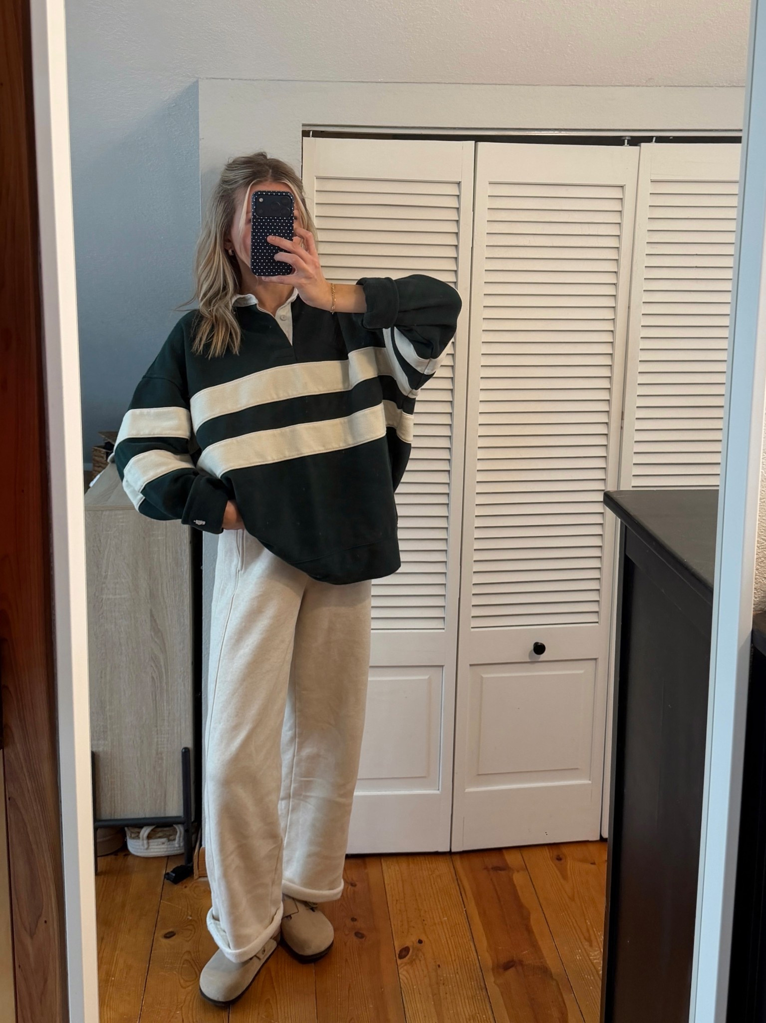 This green polo is out of stock but linked the same in cream/brown! Wearing a large

#LTKSaleAlert #LTKootd