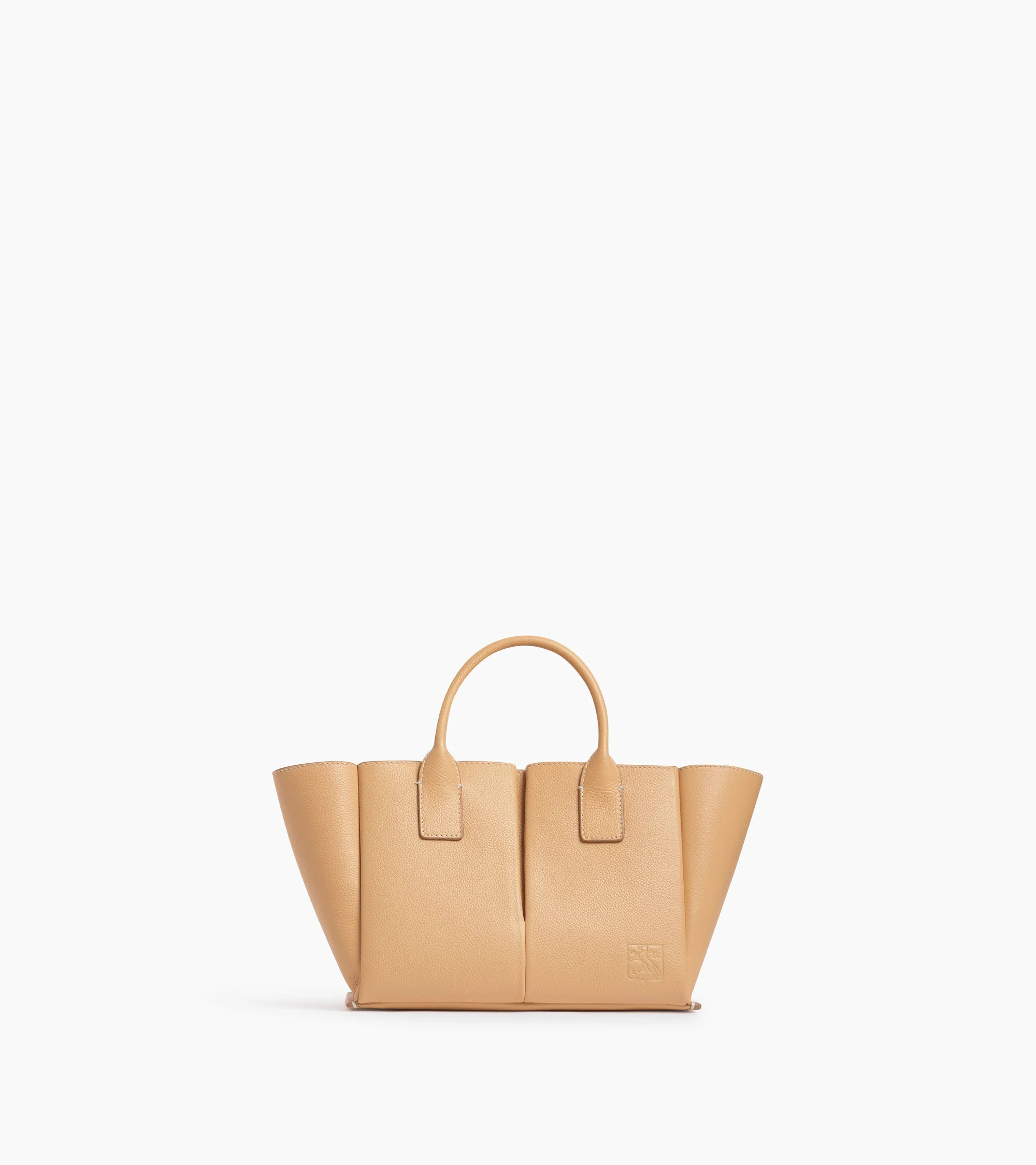 Elenasmall  handbag in pebbled leather | Le Tanneur