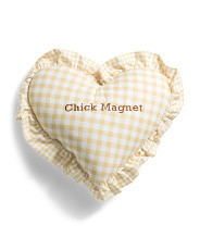 16x16 Chick Magnet Gingham Ruffle Pillow | Throw Pillows | Marshalls | Marshalls